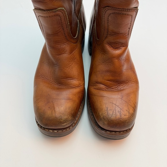 Vintage Frye Tan Campus Boots, Size 9 - Picture 3 of 6